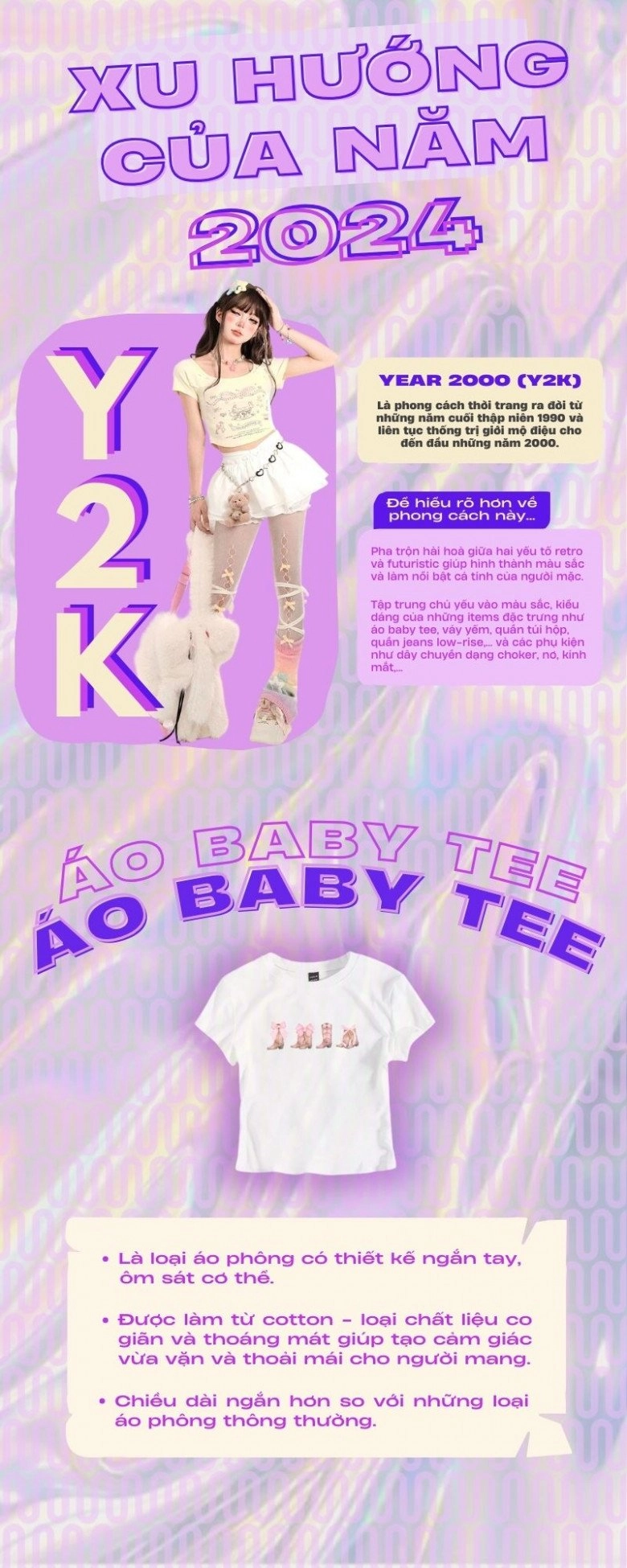 Baby tee - mẫu áo hot từ 2023 đến 2024 chưa hạ nhiệt mặc với món đồ nào cũng trẻ xinh như em bé - 3