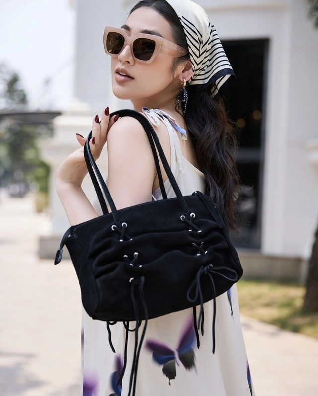 Học á hậu tú anh biến những outfit mùa hè thường ngày không nhàm chán - 2