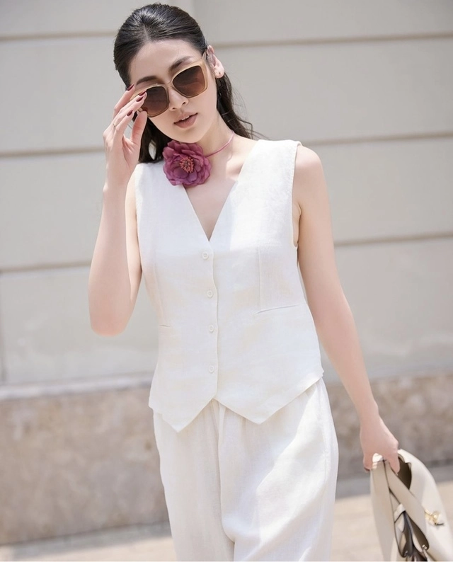 Học á hậu tú anh biến những outfit mùa hè thường ngày không nhàm chán - 6