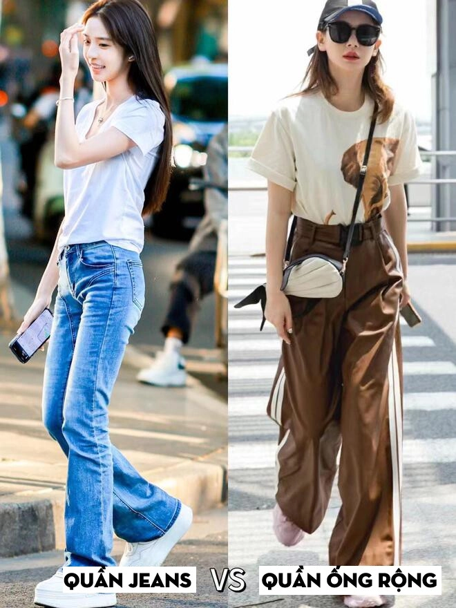 Mặc áo thun với quần jeans hay quần ống rộng đẹp hơn biết rõ điều này đảm bảo chọn đúng lại không tốn tiền - 1