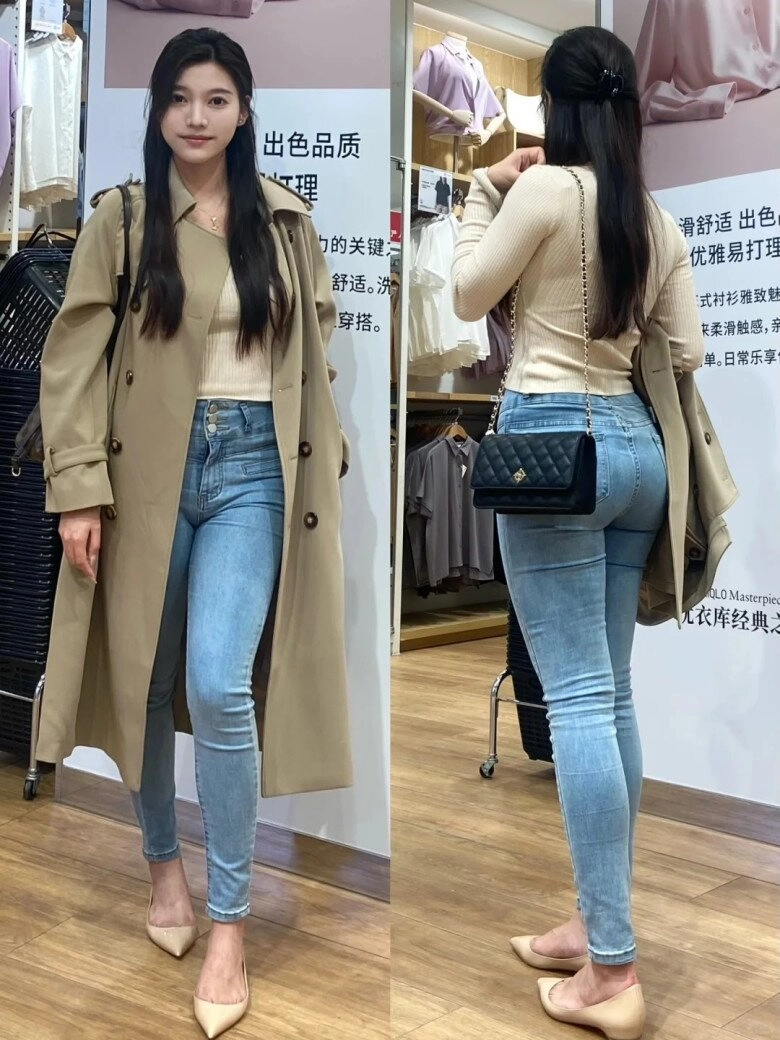 Mặc quần ống rộng hay quần bó với áo trench coat vào mùa thu chọn đúng kiểu giúp đỡ phí tiền và thời thượng - 5