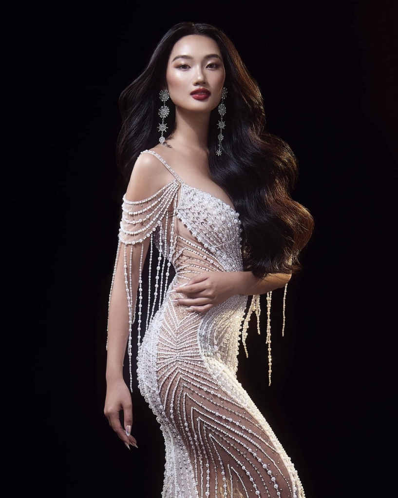 Người đẹp có gia đình đều là bộ đội công an dự thi miss universe vietnam là ai - 1