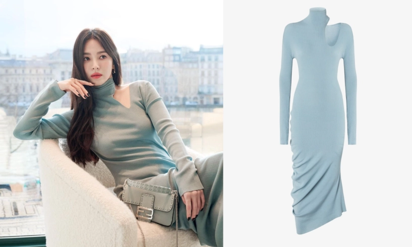 Song hye kyo tỏa sáng với đầm đơn sắc - 8