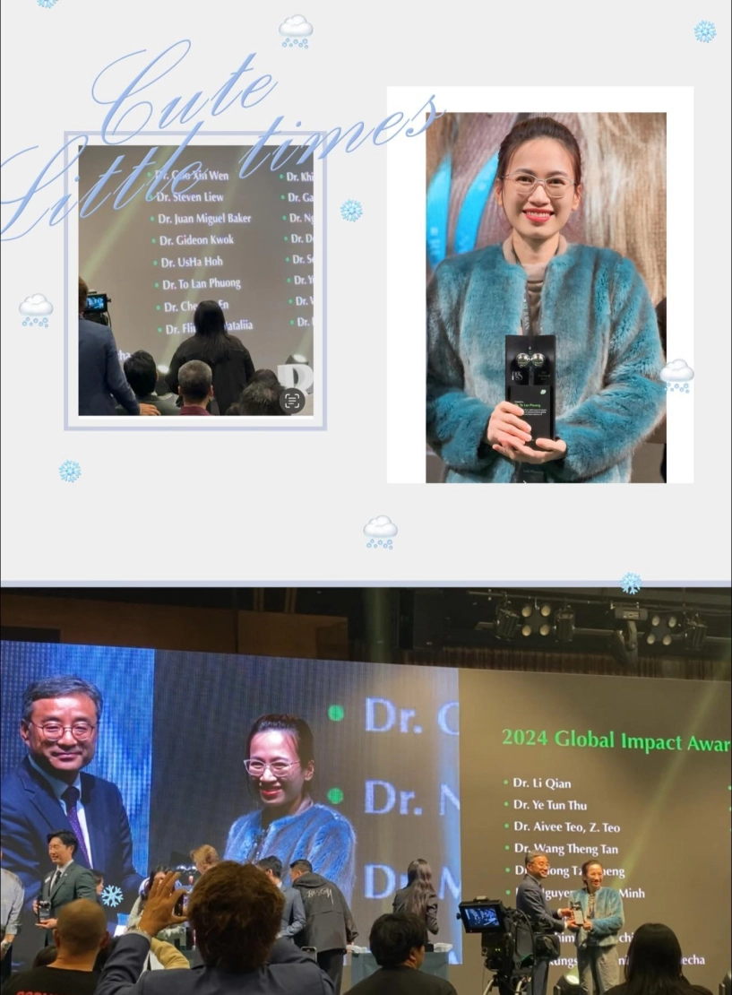 Bác sĩ tô lan phương được 0vinh danh nhận giải thưởng 2024 global impact award của rejuran - 1