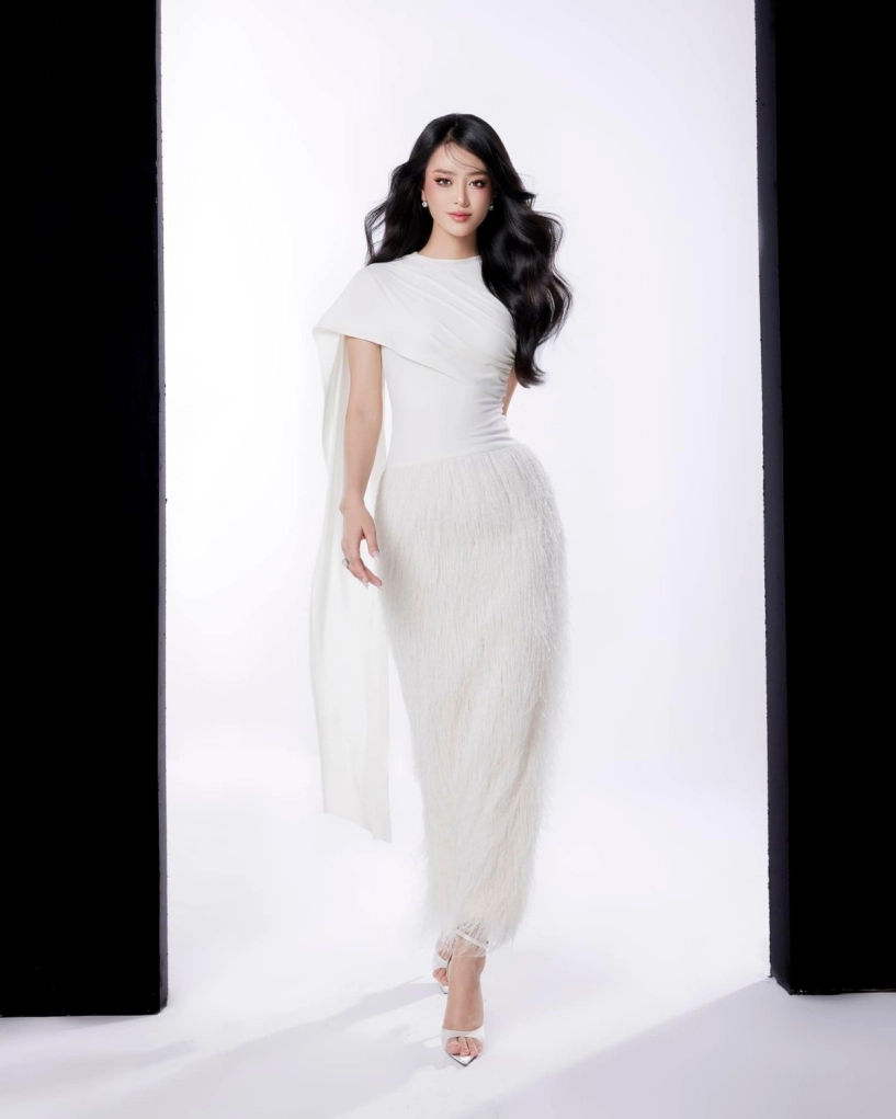 Bùi khánh linh khoe sắc vóc nổi trội bên dàn thí sinh miss intercontinental 2024 - 3