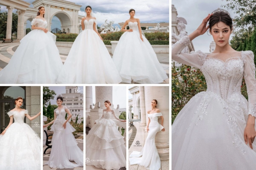 Choáng ngợp với hơn 500 mẫu váy cưới luxury bản giới hạn tại cali bridal - 2