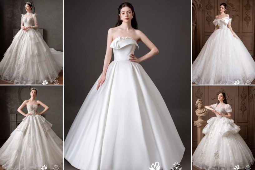 Choáng ngợp với hơn 500 mẫu váy cưới luxury bản giới hạn tại cali bridal - 3