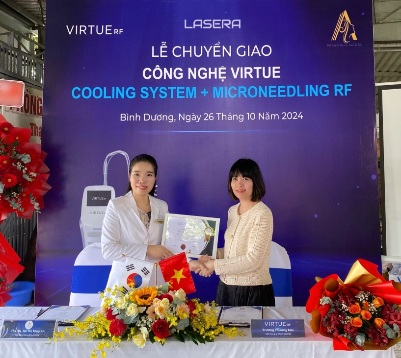 Công nghệ virtue rf tại pkck da liễu-ths bs hà thị thúy an hiệu quả vượt trội trong điều trị sẹo rỗ mụn và trẻ hóa da - 1