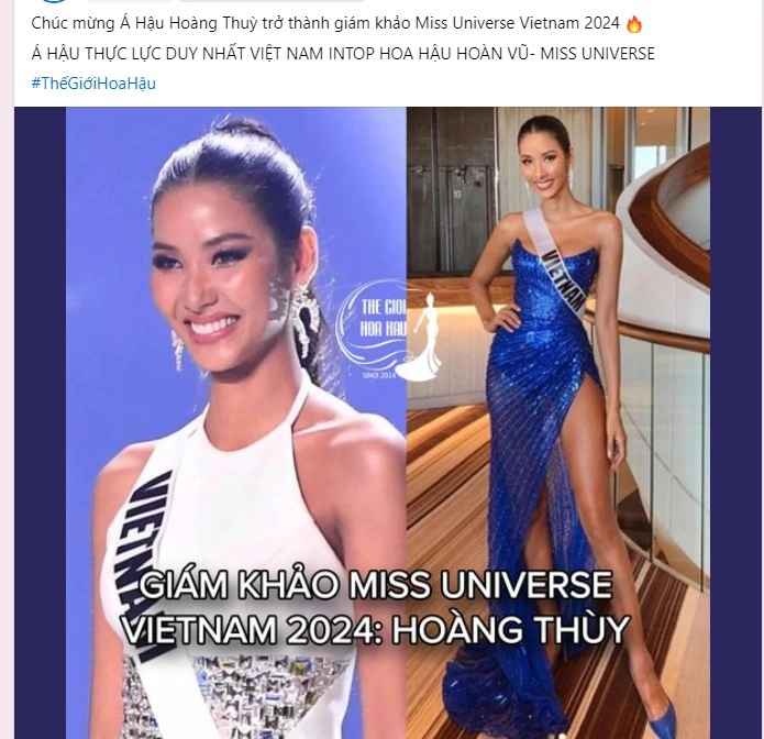 Nhan sắc nàng hậu bị nhận xét không đủ level làm giám khảo miss universe vietnam 2024 ảnh quá khứ khác xa hiện tại - 1