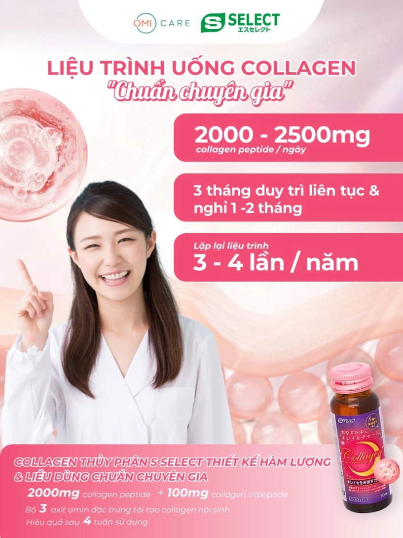 Nước uống làm đẹp da collagen s select - bí quyết trẻ hóa làn da từ sâu bên trong - 4