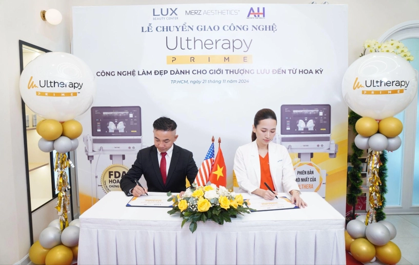 Phòng khám lux beauty center đầu tư ultherapy prime - 1