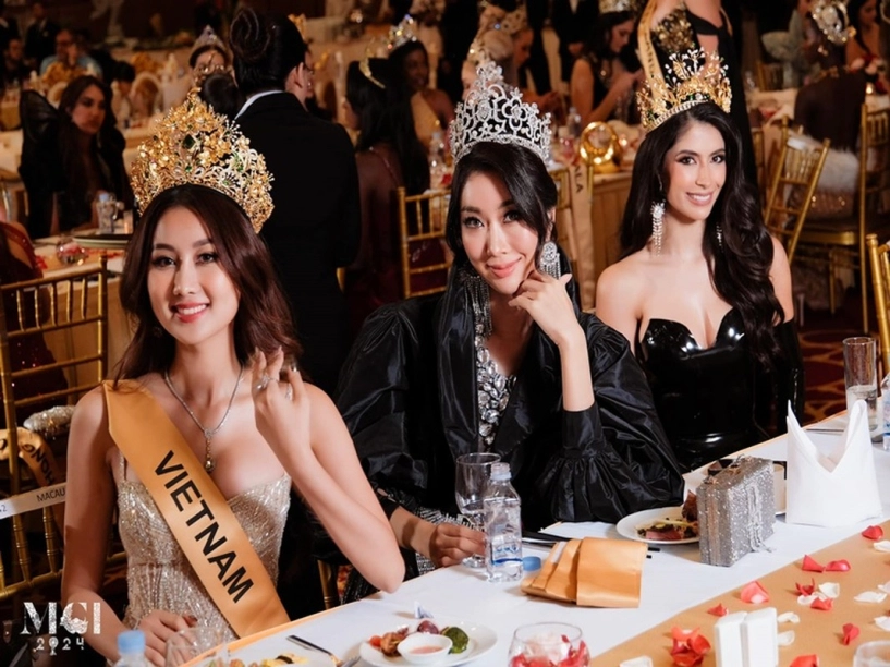 Quế anh khoe vẻ gợi cảm khi thi miss grand international 2024 - 8