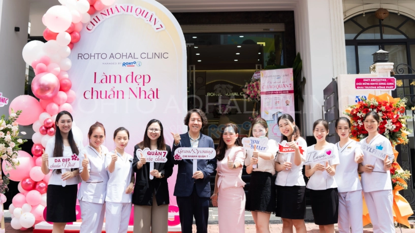 Rohto aohal clinic khai trương điểm làm đẹp da theo tiêu chuẩn nhật tại quận 7 tphcm - 3