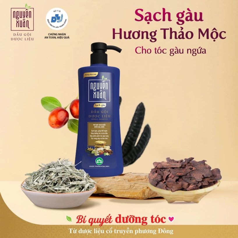 Thách thức mùa rụng tóc với 5 loại dầu gội dược liệu nguyên xuân - 5