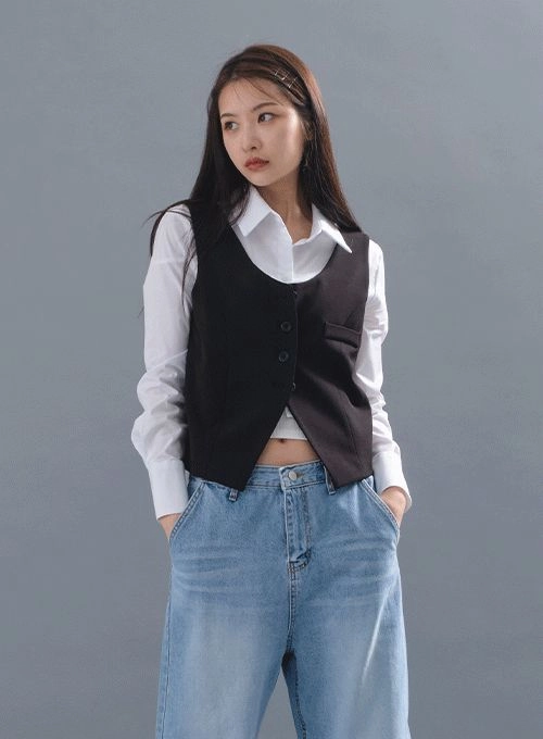 Thử qua 6 cách mặc quần jeans và vest này suốt mùa thuđông đi làm hay đi chơi bạn bè đều khen đẹp - 6