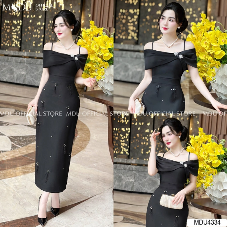 Tỏa sáng đầy sang chảnh và tinh tế với váy thiết kế cao cấp nhà mdu fashion - 5