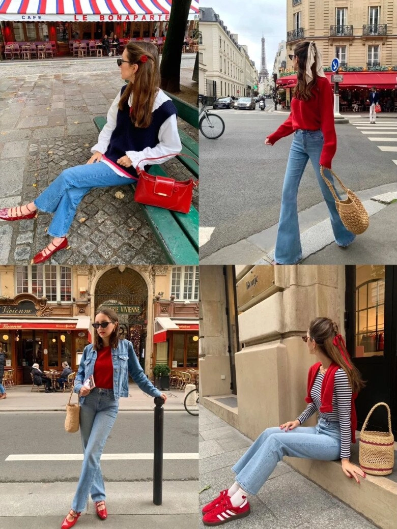 4 món đồ màu đỏ phối cùng quần jeans sành điệu dành cho các nàng cá tính tự tin mặc đẹp khai xuân - 2