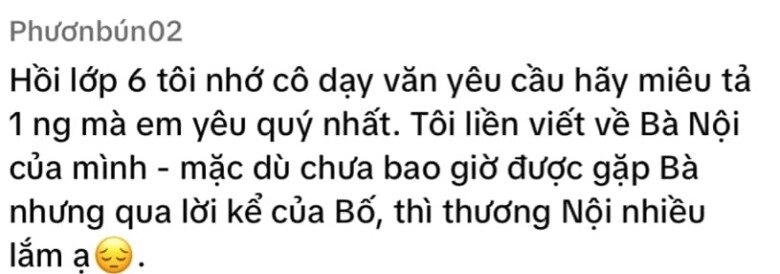 Cậu bé tiểu học vừa khóc vừa làm bài văn viết thư gửi ông nội đã mất cô giáo đọc xong nghẹn ngào - 9