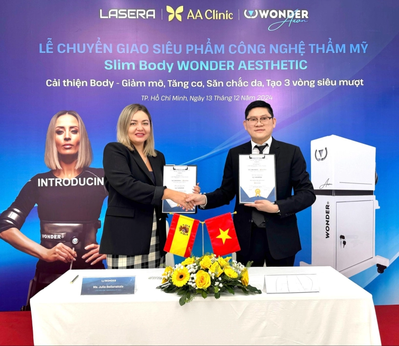 Chuyển giao công nghệ wonder axon giải pháp làm đẹp hình thể tương lai tại aa clinic - 3