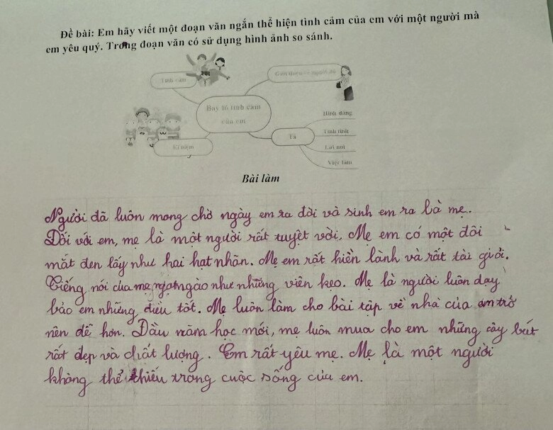 Con gái làm văn tả mẹ vân trang đọc xong thì tá hỏa vì bé vu khống quá sợ cô giáo hiểu lầm - 2
