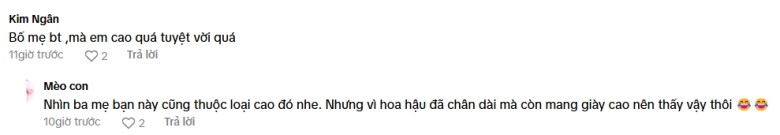 Hoa hậu thanh thủy bị dân tình thắc mắc gen chiều cao 1m76 khi đứng cạnhbố mẹ ruột hai vị phụ huynh đều phải ngước nhìn - 9