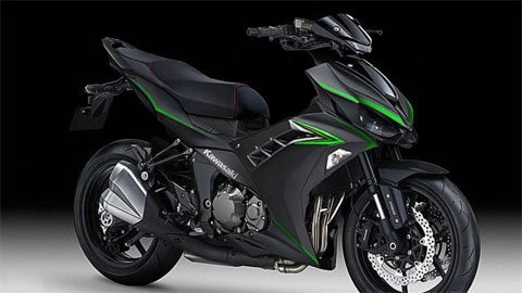 Kawasaki hé lộ về mẫu underbone 150cc mới quyết gạt giò winner x và exciter - 3