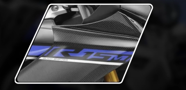 Lấy cảm hứng từ r1m yamaha r15m 2025 với hoạ tiết carbon có làm ae phấn khích - 1