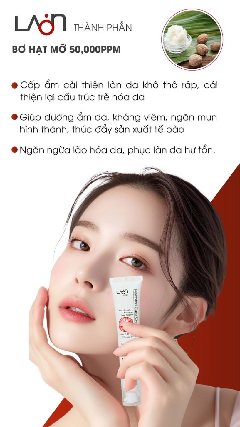 Tinh hoa thảo dược tự nhiên trong kem nám melasma laonmedi - 1