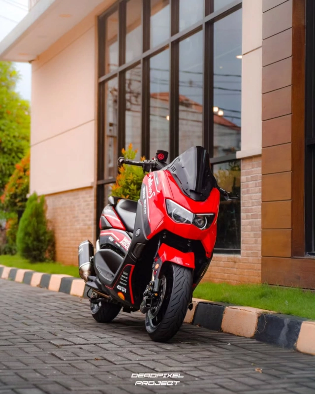 Yamaha nmax gen 2 độ - sự lột xác đầy cá tính theo phong cách xe đua ducati desmocedici - 3