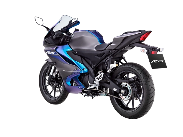 Yamaha r15 2025 ra mắt màu mới indigo gray đắt hơn trước đây - 5