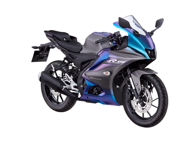 Yamaha r15 2025 ra mắt màu mới indigo gray đắt hơn trước đây - 8