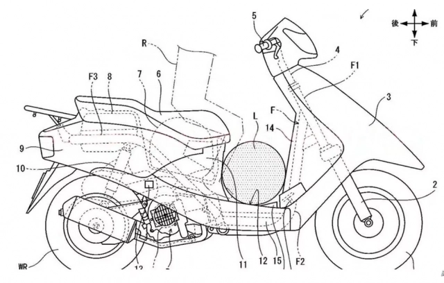 Bằng sáng chế của honda về mẫu xe hoàn toàn mới sử dụng chân ga - 1