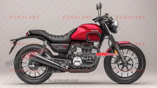 Lộ ảnh render honda cb350 scrambler - cạnh tranh với royal enfield scram 411 - 7