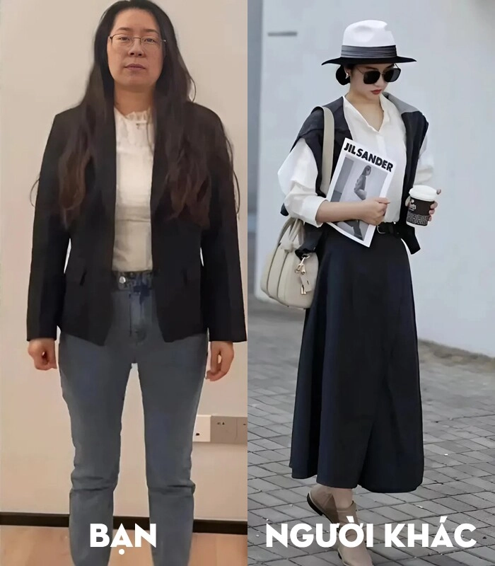 3 sai lầm khi mặc đồ đen trắng khiến bạn trông vừa già vừa quê còn người khác lại sang chuẩn hào môn - 1