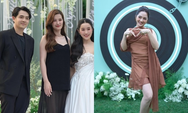 Bộ váy thiều bảo trâm mặc đến lễ thành đôi của vũ cát tường có vấn đề gì - 1