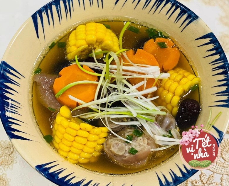 Canh móng giò thập cẩm đổi vị cho bữa cơm ngày tết - 8