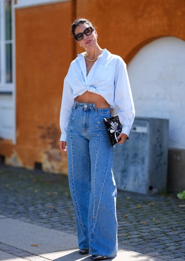 Chán quần jeans ống đứng đi hè 2025 hãy sắm 1 trong 6 kiểu quần jeans này đảm bảo tôn dáng tuyệt đối - 12