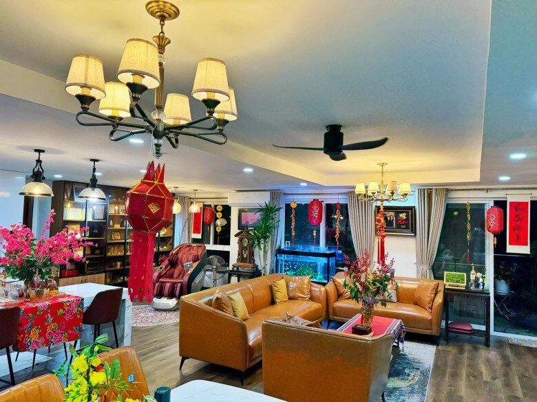 Cơ ngơi 5 tỷ của mc nguyên khang rực rỡ sắc xuân chậu hoa chậu quất cũng được làm đỏm rất điệu - 3