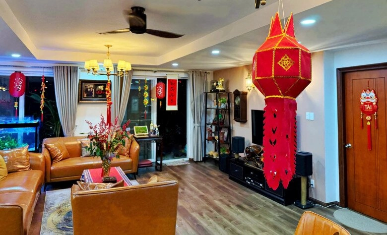 Cơ ngơi 5 tỷ của mc nguyên khang rực rỡ sắc xuân chậu hoa chậu quất cũng được làm đỏm rất điệu - 4