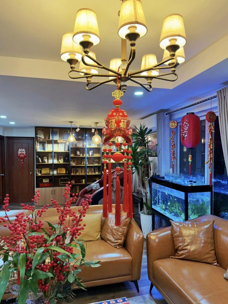 Cơ ngơi 5 tỷ của mc nguyên khang rực rỡ sắc xuân chậu hoa chậu quất cũng được làm đỏm rất điệu - 11