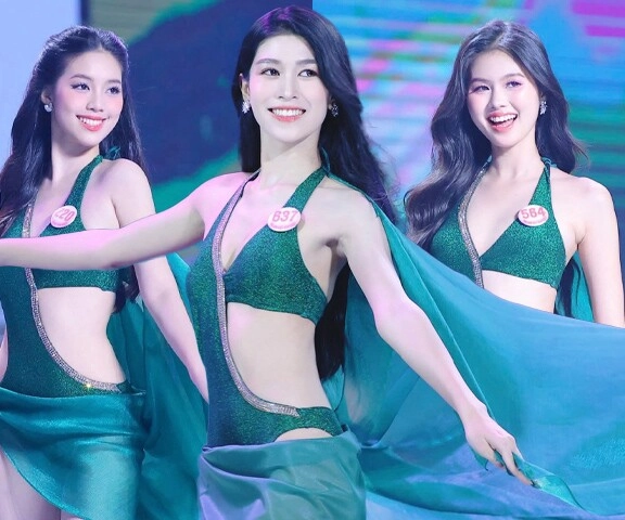 Điểm danh những thí sinh có hình thể đẹp trình diễn áo tắm tốt nhất hoa hậu việt nam 2024 - 1