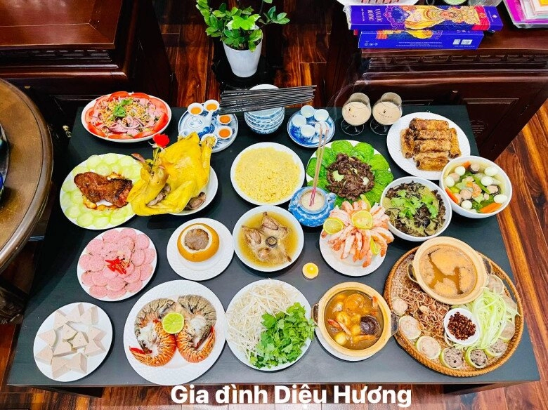 Diệu hương khoe mâm cỗ xuất sắc ở mỹ hồi mới làm dâu toàn lên cơn sốt mỗi lần nhà có cỗ - 3