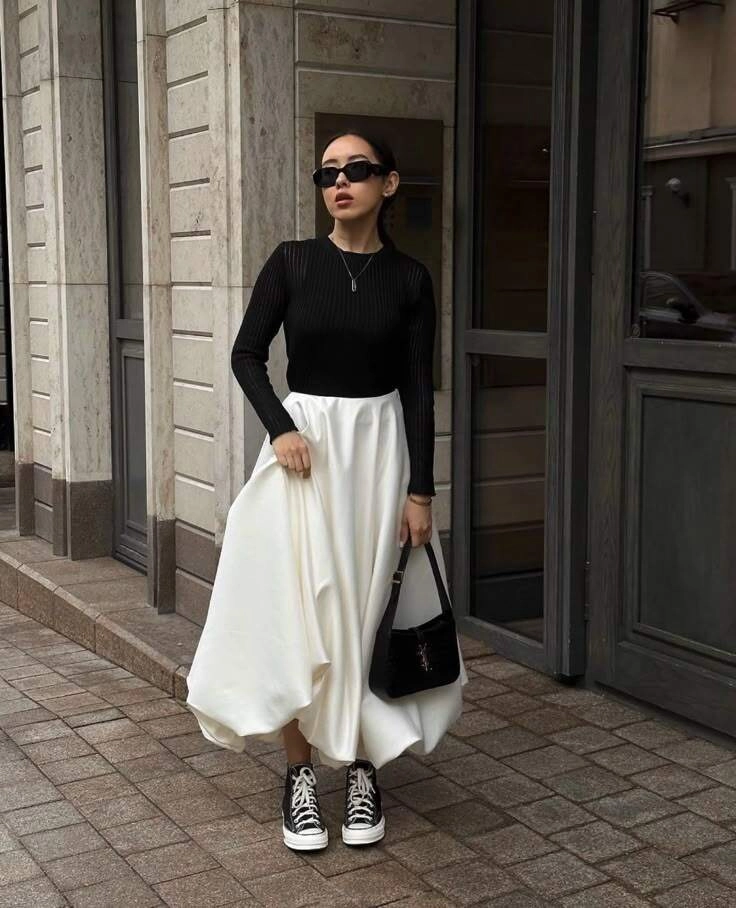 Đừng diện chân váy chữ a nữa thay thế bằng mẫu chân váy đang rục rịch trở lại này chị em có ngay vẻ thời thượng hè 2025 - 3