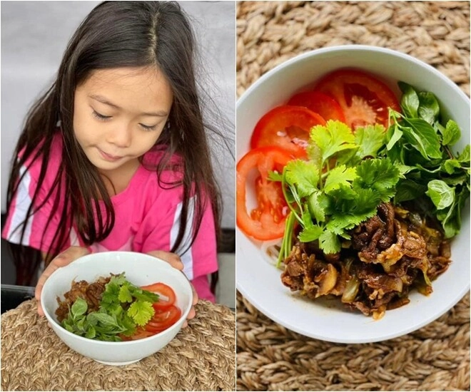 Em gái phương linh ca sĩ nhà giàu hoa hậu nhà nghèo đều khoái chí với mâm cơm từ rau sạch tự hái - 8
