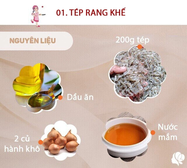 Hôm nay nấu gì cơm tối 4 món cân bằng vị giác ăn đã miệng - 2