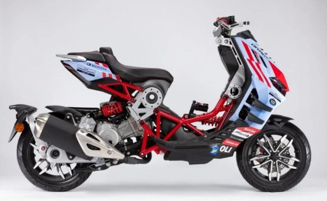 Italijet dragster phiên bản gersini giới bạn 75 chiếc cho toàn thế giới - 3