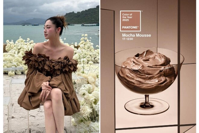 Không còn mặc táo bạo lương thùy linh nay đi ăn cưới diện màu trầm đơn giản khoe đôi chân thuộc hàng top - 5