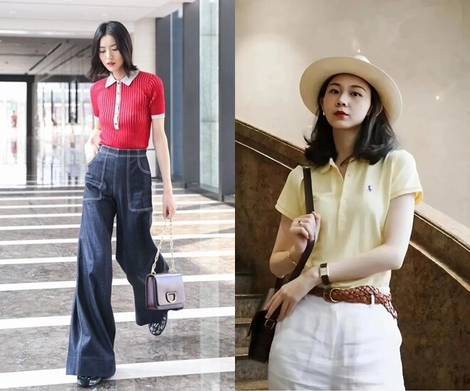 Không phải sơ mi hay áo phông đây mới là chân ái của chị em 30 khi mặc quần ống rộng để trông như giới tài phiệt - 1