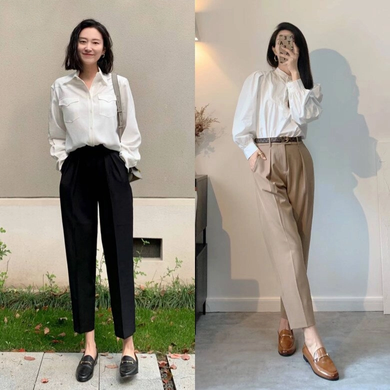 Kiểu quần tôn dáng chân đẹp vượt mặt quần ống rộng và quần jeans mùa xuân 2025 - 4