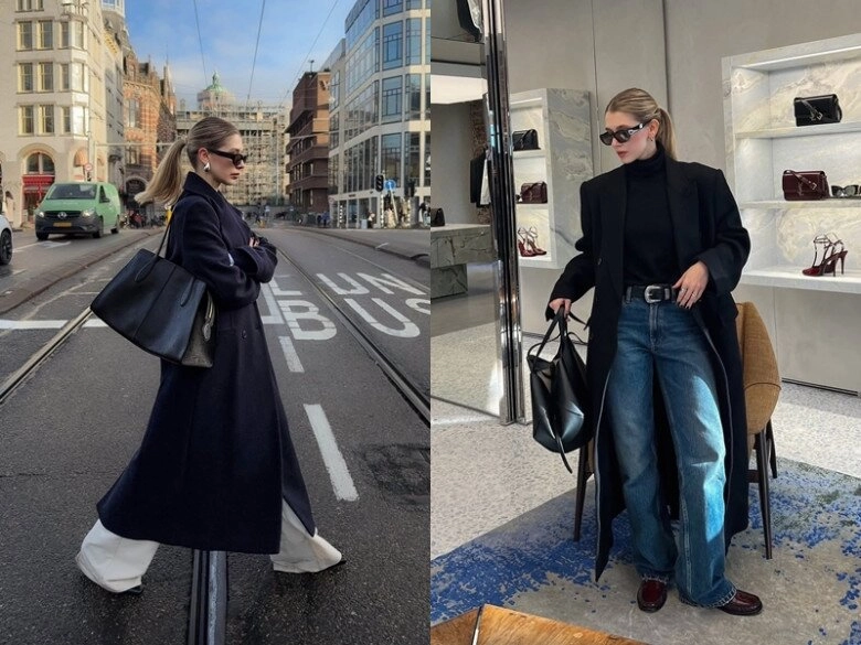 Mặc đồ tối màu đi làm sao cho đẹp tham khảo 10 outfit ruột của blogger thời trang lên đồ sang như minh tinh - 1